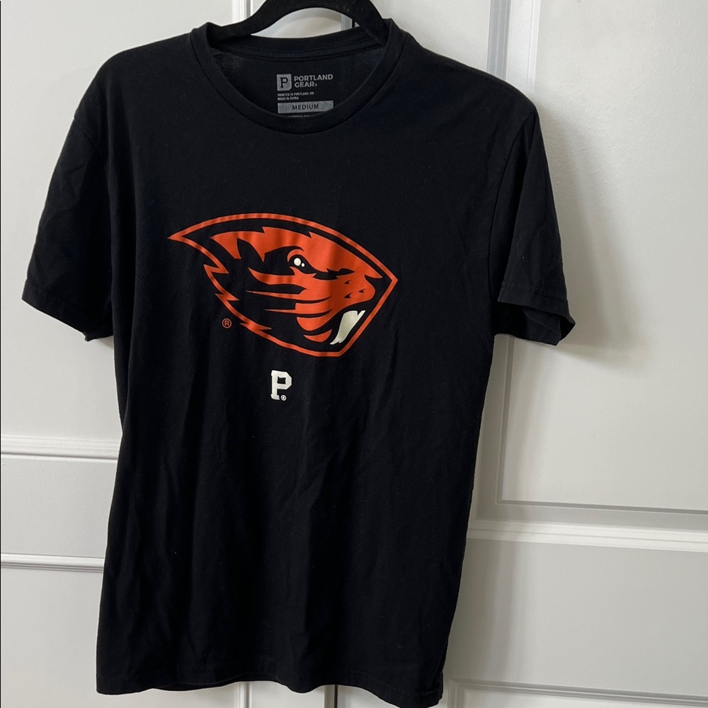 Portland Gear x Oregon State University Beavers Black Tee